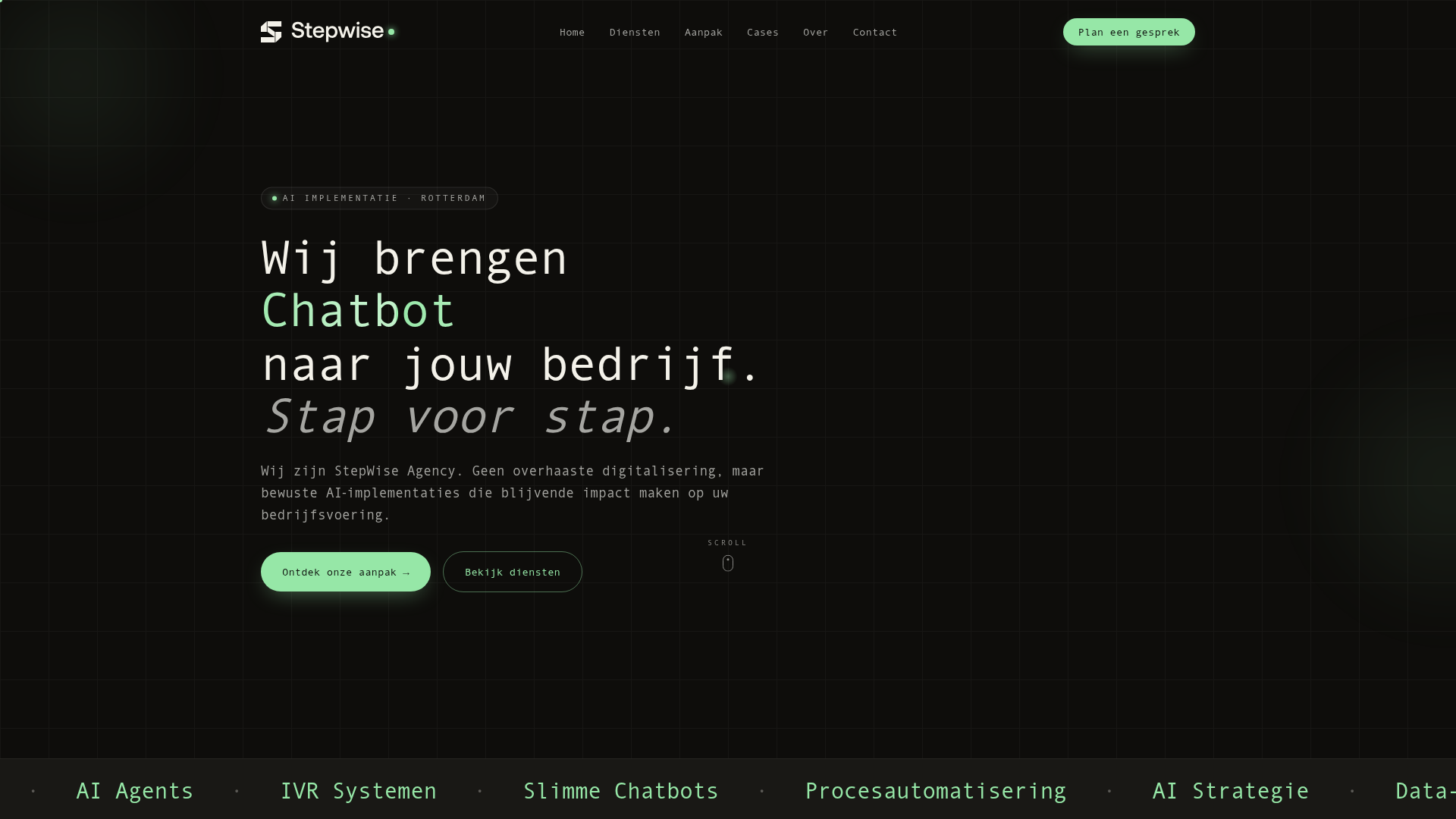 StepWise Agency website